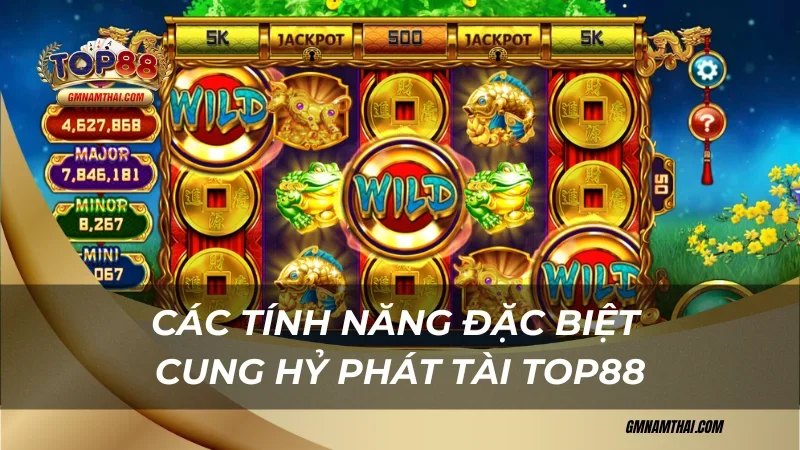 Các tính năng đặc biệt khi chơi Cung Hỷ Phát Tài Top88