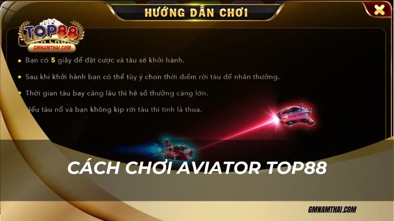 Cách chơi Aviator Top88