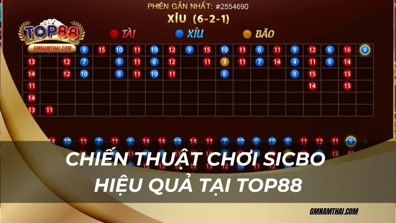 Chiến thuật chơi sicbo Top88 hiệu quả