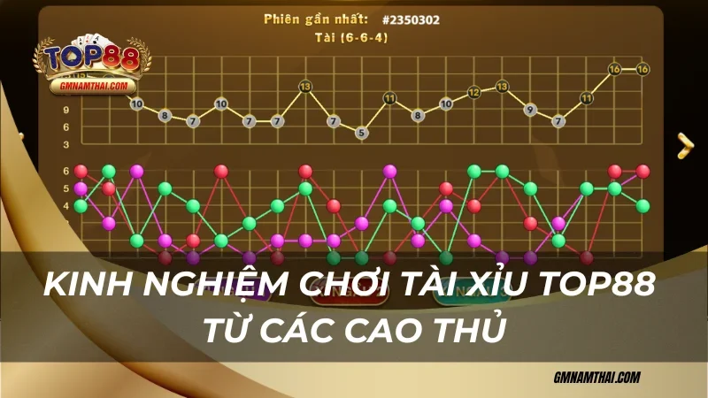 Kinh nghiệm chơi tài xỉu Top88 từ cao thủ